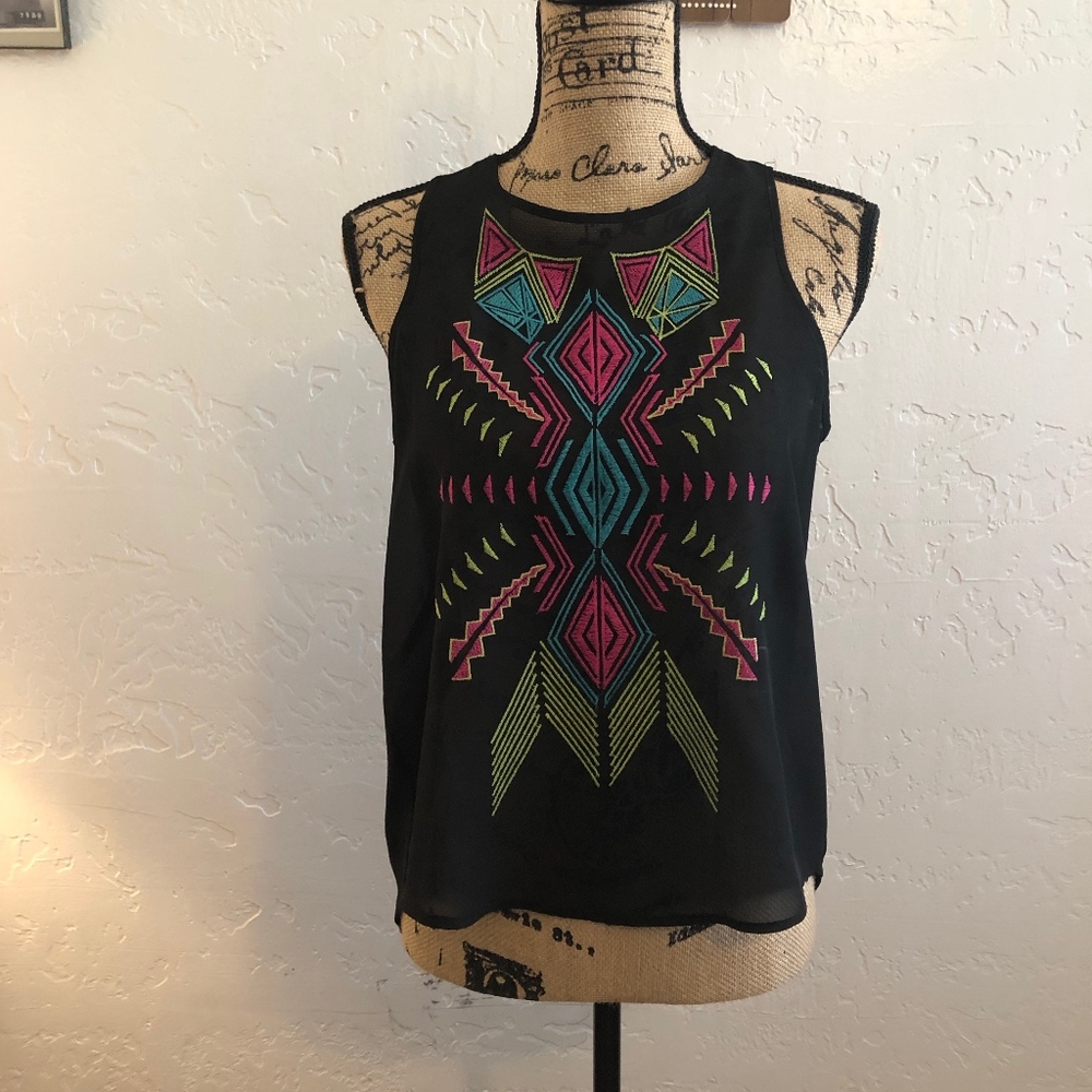 GB embroidered blouse, size small